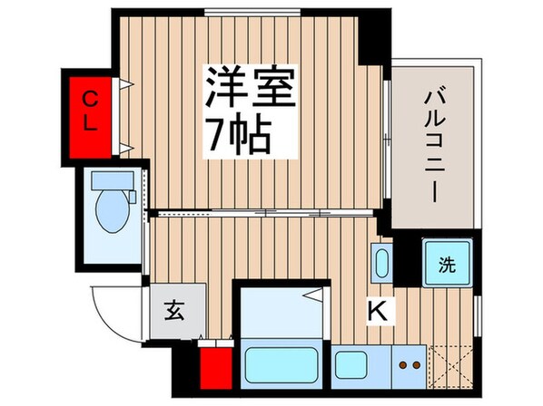 ＡＣＴＵＳ亀戸の物件間取画像